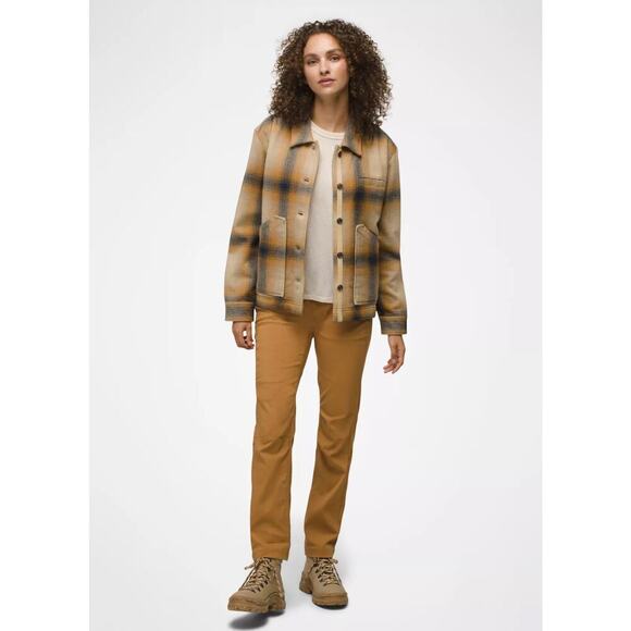 Prana Halle Straight Pant Stretch Zion Womens Size 0 in Earthbound - Picture 8 of 13